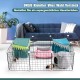 Guinea Pig Hideout, Square Top Hideout for Guinea Pigs, 4-Sided Small Animal Hiding Hide for Guinea Pigs, Rabbits, Chinchilla, Ferrets, Without Metal Fences. (Pink) Guinea Pig Hideout, Square Top Hideout for Guinea Pigs, 4-Sided Small Animal Hiding Hide for Guinea Pigs, Rabbits, Chinchilla, Ferrets, Without Metal Fences. (Pink)