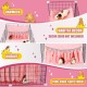 Guinea Pig Hideout, Square Top Hideout for Guinea Pigs, 4-Sided Small Animal Hiding Hide for Guinea Pigs, Rabbits, Chinchilla, Ferrets, Without Metal Fences. (Pink) Guinea Pig Hideout, Square Top Hideout for Guinea Pigs, 4-Sided Small Animal Hiding Hide for Guinea Pigs, Rabbits, Chinchilla, Ferrets, Without Metal Fences. (Pink)