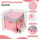 Guinea Pig Hideout, Square Top Hideout for Guinea Pigs, 4-Sided Small Animal Hiding Hide for Guinea Pigs, Rabbits, Chinchilla, Ferrets, Without Metal Fences. (Pink) Guinea Pig Hideout, Square Top Hideout for Guinea Pigs, 4-Sided Small Animal Hiding Hide for Guinea Pigs, Rabbits, Chinchilla, Ferrets, Without Metal Fences. (Pink)