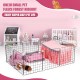 Guinea Pig Hideout, Square Top Hideout for Guinea Pigs, 4-Sided Small Animal Hiding Hide for Guinea Pigs, Rabbits, Chinchilla, Ferrets, Without Metal Fences. (Pink) Guinea Pig Hideout, Square Top Hideout for Guinea Pigs, 4-Sided Small Animal Hiding Hide for Guinea Pigs, Rabbits, Chinchilla, Ferrets, Without Metal Fences. (Pink)