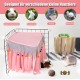 Guinea Pig Hideout, Square Top Hideout for Guinea Pigs, 4-Sided Small Animal Hiding Hide for Guinea Pigs, Rabbits, Chinchilla, Ferrets, Without Metal Fences. (Pink) Guinea Pig Hideout, Square Top Hideout for Guinea Pigs, 4-Sided Small Animal Hiding Hide for Guinea Pigs, Rabbits, Chinchilla, Ferrets, Without Metal Fences. (Pink)