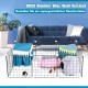 Guinea Pig Hideout, Square Top Hideout for Guinea Pigs, 4-Sided Small Animal Hiding Hide for Guinea Pigs, Rabbits, Chinchilla, Ferrets, Without Metal Fences. (Pink) Guinea Pig Hideout, Square Top Hideout for Guinea Pigs, 4-Sided Small Animal Hiding Hide for Guinea Pigs, Rabbits, Chinchilla, Ferrets, Without Metal Fences. (Pink)