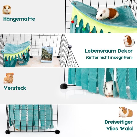 Guinea Pig Hideout, Square Top Hideout for Guinea Pigs, 4-Sided Small Animal Hiding Hide for Guinea Pigs, Rabbits, Chinchilla, Ferrets, Without Metal Fences. (Pink) Guinea Pig Hideout, Square Top Hideout for Guinea Pigs, 4-Sided Small Animal Hiding Hide for Guinea Pigs, Rabbits, Chinchilla, Ferrets, Without Metal Fences. (Pink)