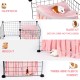 Guinea Pig Hideout, Square Top Hideout for Guinea Pigs, 4-Sided Small Animal Hiding Hide for Guinea Pigs, Rabbits, Chinchilla, Ferrets, Without Metal Fences. (Pink) Guinea Pig Hideout, Square Top Hideout for Guinea Pigs, 4-Sided Small Animal Hiding Hide for Guinea Pigs, Rabbits, Chinchilla, Ferrets, Without Metal Fences. (Pink)
