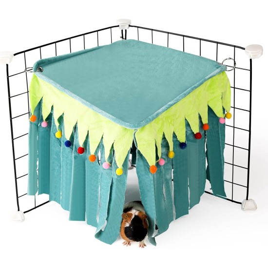 Guinea Pig Hideout, Square Top Hideout for Guinea Pigs, 4-Sided Small Animal Hiding Hide for Guinea Pigs, Rabbits, Chinchilla, Ferrets, Without Metal Fences. (Pink) Guinea Pig Hideout, Square Top Hideout for Guinea Pigs, 4-Sided Small Animal Hiding Hide for Guinea Pigs, Rabbits, Chinchilla, Ferrets, Without Metal Fences. (Pink)