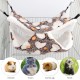 Hamster Hammock with 4 Hooks - Double Layer Pet Cage Hammock Sleeping Bag for Squirrel Hamster