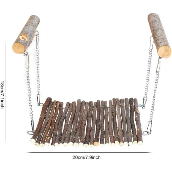 Hamster Wooden Swing Wooden Hamster Hammock Hanging Small Animals Cage Swing for Rabbit Hamster Mouse Accessories, Default, Modern Hamster Wooden Swing Wooden Hamster Hammock Hanging Small Animals Cage Swing for Rabbit Hamster Mouse Accessories, Default, Modern