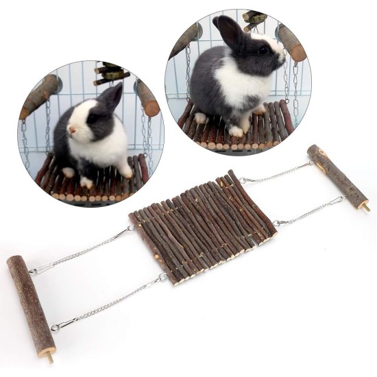 Hamster Wooden Swing Wooden Hamster Hammock Hanging Small Animals Cage Swing for Rabbit Hamster Mouse Accessories, Default, Modern Hamster Wooden Swing Wooden Hamster Hammock Hanging Small Animals Cage Swing for Rabbit Hamster Mouse Accessories, Default, Modern