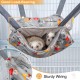 Hedgeink Frettchen Hängematten 4er Set – Waschbare Kuschelhöhle & Hängematte für Ratten, Meerschweinchen, Chinchilla – Kleintier Zubehör für Käfig, Nest, Tunnel & Schlafplatz Hedgeink Frettchen Hängematten 4er Set – Waschbare Kuschelhöhle & Hängematte für Ratten, Meerschweinchen, Chinchilla – Kleintier Zubehör für Käfig, Nest, Tunnel & Schlafplatz