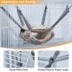 Hedgeink Frettchen Hängematten 4er Set – Waschbare Kuschelhöhle & Hängematte für Ratten, Meerschweinchen, Chinchilla – Kleintier Zubehör für Käfig, Nest, Tunnel & Schlafplatz Hedgeink Frettchen Hängematten 4er Set – Waschbare Kuschelhöhle & Hängematte für Ratten, Meerschweinchen, Chinchilla – Kleintier Zubehör für Käfig, Nest, Tunnel & Schlafplatz