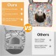 Hedgeink Frettchen Hängematten 4er Set – Waschbare Kuschelhöhle & Hängematte für Ratten, Meerschweinchen, Chinchilla – Kleintier Zubehör für Käfig, Nest, Tunnel & Schlafplatz Hedgeink Frettchen Hängematten 4er Set – Waschbare Kuschelhöhle & Hängematte für Ratten, Meerschweinchen, Chinchilla – Kleintier Zubehör für Käfig, Nest, Tunnel & Schlafplatz
