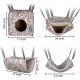 Hedgeink Frettchen Hängematten 4er Set – Waschbare Kuschelhöhle & Hängematte für Ratten, Meerschweinchen, Chinchilla – Kleintier Zubehör für Käfig, Nest, Tunnel & Schlafplatz Hedgeink Frettchen Hängematten 4er Set – Waschbare Kuschelhöhle & Hängematte für Ratten, Meerschweinchen, Chinchilla – Kleintier Zubehör für Käfig, Nest, Tunnel & Schlafplatz