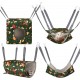 Hedgeink Frettchen Hängematten 4er Set – Waschbare Kuschelhöhle & Hängematte für Ratten, Meerschweinchen, Chinchilla – Kleintier Zubehör für Käfig, Nest, Tunnel & Schlafplatz Hedgeink Frettchen Hängematten 4er Set – Waschbare Kuschelhöhle & Hängematte für Ratten, Meerschweinchen, Chinchilla – Kleintier Zubehör für Käfig, Nest, Tunnel & Schlafplatz