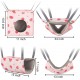 Hedgeink Frettchen Hängematten 4er Set – Waschbare Kuschelhöhle & Hängematte für Ratten, Meerschweinchen, Chinchilla – Kleintier Zubehör für Käfig, Nest, Tunnel & Schlafplatz Hedgeink Frettchen Hängematten 4er Set – Waschbare Kuschelhöhle & Hängematte für Ratten, Meerschweinchen, Chinchilla – Kleintier Zubehör für Käfig, Nest, Tunnel & Schlafplatz