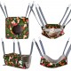 Hedgeink Frettchen Hängematten 4er Set – Waschbare Kuschelhöhle & Hängematte für Ratten, Meerschweinchen, Chinchilla – Kleintier Zubehör für Käfig, Nest, Tunnel & Schlafplatz Hedgeink Frettchen Hängematten 4er Set – Waschbare Kuschelhöhle & Hängematte für Ratten, Meerschweinchen, Chinchilla – Kleintier Zubehör für Käfig, Nest, Tunnel & Schlafplatz