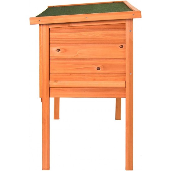 Home Discount Wooden Pet Rabbit Hutch Single, Bunny Guinea Pig Cage Animal House Shelter Home Discount Wooden Pet Rabbit Hutch Single, Bunny Guinea Pig Cage Animal House Shelter