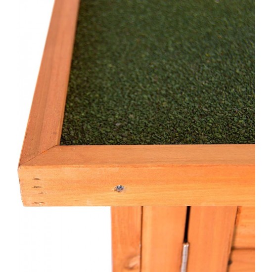 Home Discount Wooden Pet Rabbit Hutch Single, Bunny Guinea Pig Cage Animal House Shelter Home Discount Wooden Pet Rabbit Hutch Single, Bunny Guinea Pig Cage Animal House Shelter