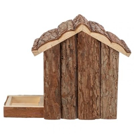 House Henna, Hamster, Bark Wood, 27 × 21 × 15 cm House Henna, Hamster, Bark Wood, 27 × 21 × 15 cm