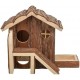 House Henna, Hamster, Bark Wood, 27 × 21 × 15 cm House Henna, Hamster, Bark Wood, 27 × 21 × 15 cm