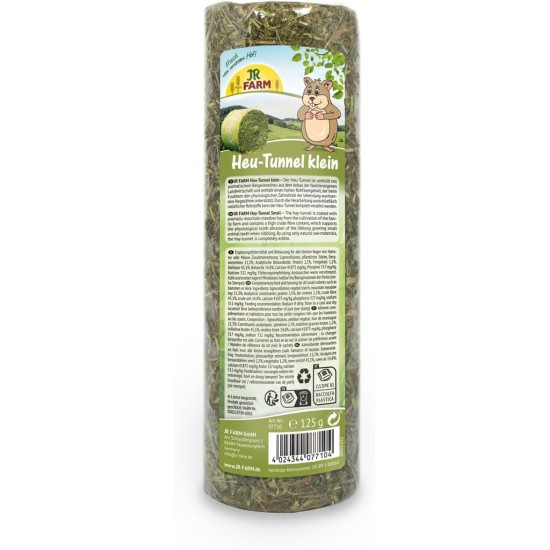 JR Farm Hay Tunnel - Small - 125g - 19 x 6cm JR Farm Hay Tunnel - Small - 125g - 19 x 6cm