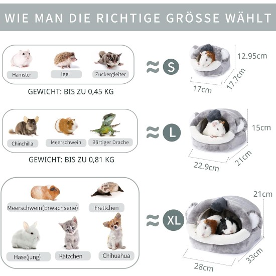 JanYoo Chinchilla Hedgehog Guinea Pig Bed, Accessories, Cage, Toy, Bearded Dragon House, Hamster Accessories, Habitat, Ferret, Rat JanYoo Chinchilla Hedgehog Guinea Pig Bed, Accessories, Cage, Toy, Bearded Dragon House, Hamster Accessories, Habitat, Ferret, Rat