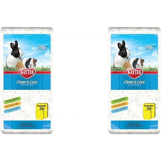 Kaytee Clean & Cozy Bedding for Small Pets, Rodents, Hamsters 99.9% Dust Free, Odour Control Kaytee Clean & Cozy Bedding for Small Pets, Rodents, Hamsters 99.9% Dust Free, Odour Control