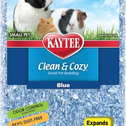 Kaytee Clean & Cozy Litter for Small Pets Rodents Hamsters 99.9% Dust Free Odour Control Blue, Blue Kaytee Clean & Cozy Litter for Small Pets Rodents Hamsters 99.9% Dust Free Odour Control Blue, Blue