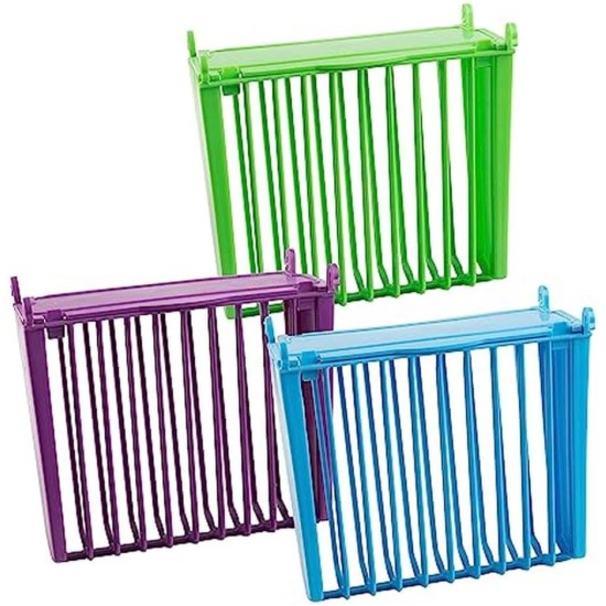 Kaytee Hi-Corner Litter Pan for Ferrets/Rabbits or Other Small Animals, Purple, Medium Kaytee Hi-Corner Litter Pan for Ferrets/Rabbits or Other Small Animals, Purple, Medium
