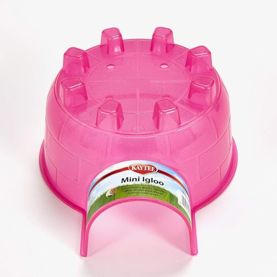 Kaytee Mini Igloo – Cosy Hideout for Hamsters, Gerbils or Other Small Animals - Purple/Green/Blue/Magenta Kaytee Mini Igloo – Cosy Hideout for Hamsters, Gerbils or Other Small Animals - Purple/Green/Blue/Magenta