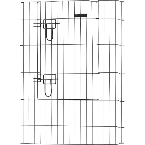 Kerbl 1 Door Galvanized Coating Pen with 8 Panels, 78 x 57 cm, Black Kerbl 1 Door Galvanized Coating Pen with 8 Panels, 78 x 57 cm, Black