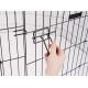 Kerbl 1 Door Galvanized Coating Pen with 8 Panels, 78 x 57 cm, Black Kerbl 1 Door Galvanized Coating Pen with 8 Panels, 78 x 57 cm, Black