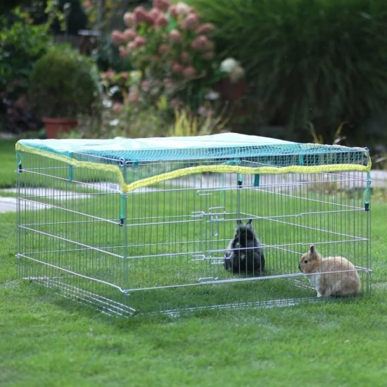 Kerbl 82825 outdoor enclosure with breakout barrier 230 x 115 x 70 cm, with cover Kerbl 82825 outdoor enclosure with breakout barrier 230 x 115 x 70 cm, with cover