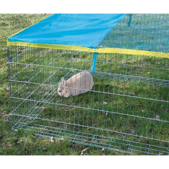 Kerbl 82825 outdoor enclosure with breakout barrier 230 x 115 x 70 cm, with cover Kerbl 82825 outdoor enclosure with breakout barrier 230 x 115 x 70 cm, with cover