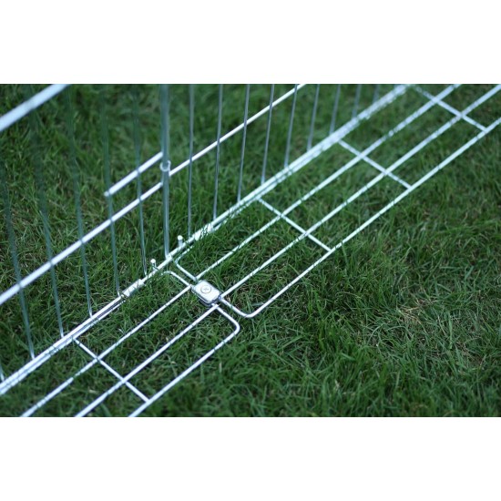 Kerbl 82825 outdoor enclosure with breakout barrier 230 x 115 x 70 cm, with cover Kerbl 82825 outdoor enclosure with breakout barrier 230 x 115 x 70 cm, with cover