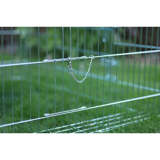 Kerbl 82825 outdoor enclosure with breakout barrier 230 x 115 x 70 cm, with cover Kerbl 82825 outdoor enclosure with breakout barrier 230 x 115 x 70 cm, with cover
