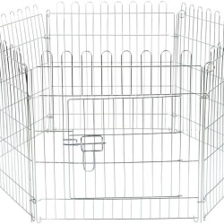 Kerbl 82833 Hexagonal Outdoor Enclosure (Enclosure for Small Animals/Rodents/Rabbits, 6 Fence Panels 56.5 x 56.5 cm, Grid Spacing 2.8 cm, Galvanised Metal) Kerbl 82833 Hexagonal Outdoor Enclosure (Enclosure for Small Animals/Rodents/Rabbits, 6 Fence Panels 56.5 x 56.5 cm, Grid Spacing 2.8 cm, Galvanised Metal)