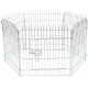 Kerbl 82833 Hexagonal Outdoor Enclosure (Enclosure for Small Animals/Rodents/Rabbits, 6 Fence Panels 56.5 x 56.5 cm, Grid Spacing 2.8 cm, Galvanised Metal) Kerbl 82833 Hexagonal Outdoor Enclosure (Enclosure for Small Animals/Rodents/Rabbits, 6 Fence Panels 56.5 x 56.5 cm, Grid Spacing 2.8 cm, Galvanised Metal)