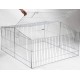 Kerbl 82845 Outdoor Run (Enclosure for Large Rabbits and Rabbits, Dimensions 115 x 115 cm, Height 60 cm, Grid Spacing 3.5 cm, Run with Two Doors) Kerbl 82845 Outdoor Run (Enclosure for Large Rabbits and Rabbits, Dimensions 115 x 115 cm, Height 60 cm, Grid Spacing 3.5 cm, Run with Two Doors)