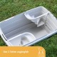 Kerbl Bunny Base 81747 Rabbit Hole Complete Set with Drinking and Eating Device L x W x H 58 x 38.5 x 55 cm Kerbl Bunny Base 81747 Rabbit Hole Complete Set with Drinking and Eating Device L x W x H 58 x 38.5 x 55 cm