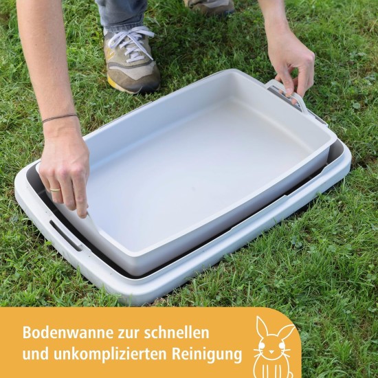Kerbl Bunny Base 81747 Rabbit Hole Complete Set with Drinking and Eating Device L x W x H 58 x 38.5 x 55 cm Kerbl Bunny Base 81747 Rabbit Hole Complete Set with Drinking and Eating Device L x W x H 58 x 38.5 x 55 cm