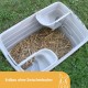 Kerbl Bunny Base 81747 Rabbit Hole Complete Set with Drinking and Eating Device L x W x H 58 x 38.5 x 55 cm Kerbl Bunny Base 81747 Rabbit Hole Complete Set with Drinking and Eating Device L x W x H 58 x 38.5 x 55 cm