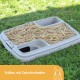 Kerbl Bunny Base 81747 Rabbit Hole Complete Set with Drinking and Eating Device L x W x H 58 x 38.5 x 55 cm Kerbl Bunny Base 81747 Rabbit Hole Complete Set with Drinking and Eating Device L x W x H 58 x 38.5 x 55 cm
