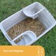 Kerbl Bunny Base 81747 Rabbit Hole Complete Set with Drinking and Eating Device L x W x H 58 x 38.5 x 55 cm Kerbl Bunny Base 81747 Rabbit Hole Complete Set with Drinking and Eating Device L x W x H 58 x 38.5 x 55 cm