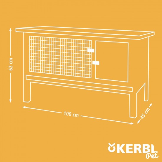 Kerbl Fred Rodent House 100 x 45 x 62 cm Kerbl Fred Rodent House 100 x 45 x 62 cm