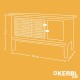Kerbl Fred Rodent House 100 x 45 x 62 cm Kerbl Fred Rodent House 100 x 45 x 62 cm