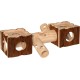 Kerbl Houses with Tunnel Nature, 39 x 12.5 x 19 cm Kerbl Houses with Tunnel Nature, 39 x 12.5 x 19 cm