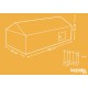 Kerbl Open-Air Enclosure with Breakout Barrier, 180 x 90 x 75 cm Kerbl Open-Air Enclosure with Breakout Barrier, 180 x 90 x 75 cm