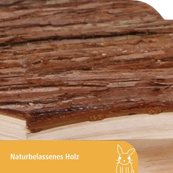 Kerbl Pet 82862 Eckhaus für Nager Nature, 25 x 25 x 17 cm Kerbl Pet 82862 Eckhaus für Nager Nature, 25 x 25 x 17 cm