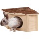 Kerbl Pet 82862 Eckhaus für Nager Nature, 25 x 25 x 17 cm Kerbl Pet 82862 Eckhaus für Nager Nature, 25 x 25 x 17 cm