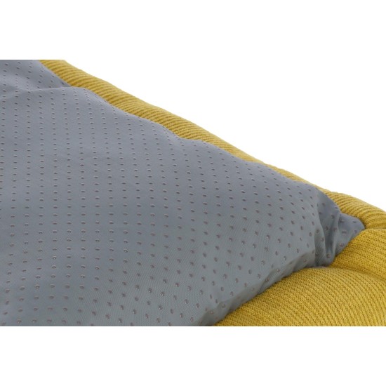 Kerbl Pet Cuddly Bed for Small Animals, White/Yellow, 36 x 32 x 7 cm Kerbl Pet Cuddly Bed for Small Animals, White/Yellow, 36 x 32 x 7 cm